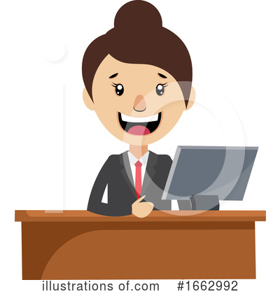 Royalty-Free (RF) Businesswoman Clipart Illustration by Morphart Creations - Stock Sample #1662992