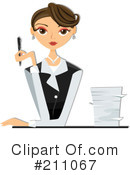 Businesswoman Clipart #211067 by BNP Design Studio