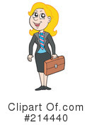 Businesswoman Clipart #214440 by visekart