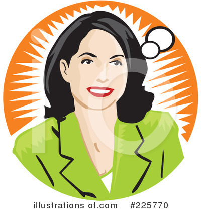 Business Woman Clipart #225770 by David Rey