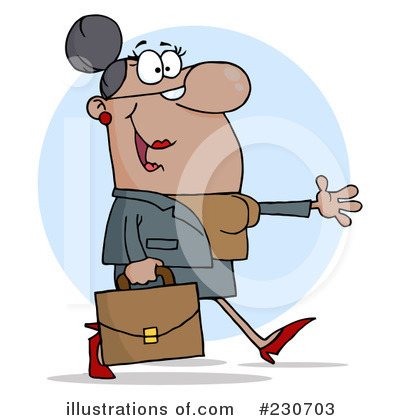 Businesswoman Clipart #230703 by Hit Toon