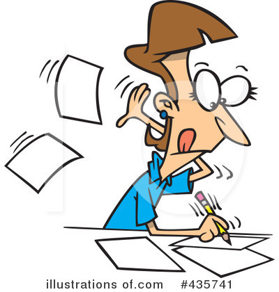 Writing Clipart #435741 by toonaday