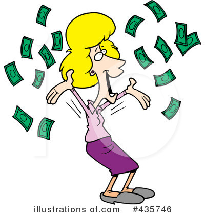 Royalty-Free (RF) Businesswoman Clipart Illustration by toonaday - Stock Sample #435746