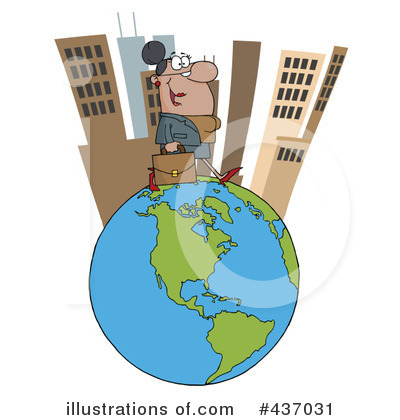 Globe Clipart #437031 by Hit Toon