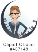 Businesswoman Clipart #437148 by Melisende Vector