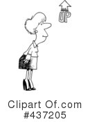 Businesswoman Clipart #437205 by toonaday