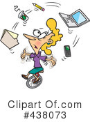 Businesswoman Clipart #438073 by toonaday