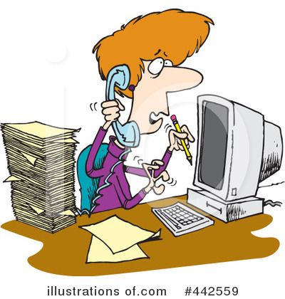 Multi Tasking Clipart #442559 by toonaday