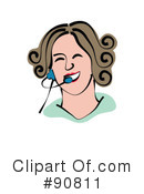 Businesswoman Clipart #90811 by Prawny