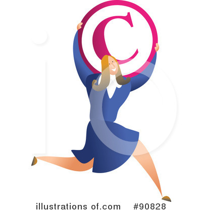 Royalty-Free (RF) Businesswoman Clipart Illustration by Prawny - Stock Sample #90828