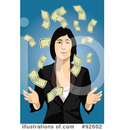 Royalty-Free (RF) Businesswoman Clipart Illustration by mayawizard101 - Stock Sample #92602