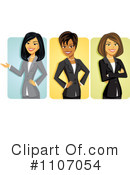 Businesswomen Clipart #1107054 by Amanda Kate