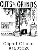 Butcher Clipart #1205328 by Prawny Vintage
