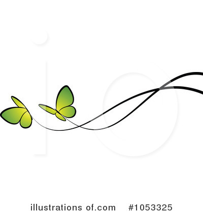 Royalty-Free (RF) Butterflies Clipart Illustration by elena - Stock Sample #1053325
