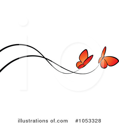 Royalty-Free (RF) Butterflies Clipart Illustration by elena - Stock Sample #1053328