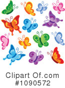 Butterflies Clipart #1090572 by visekart