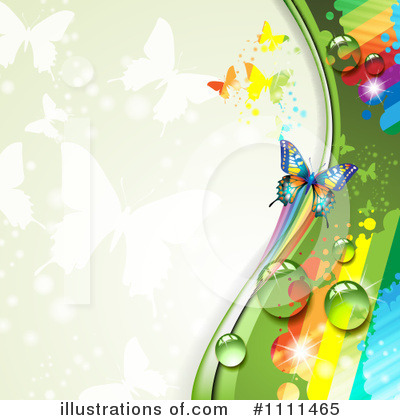 Rainbow Background Clipart #1111465 by merlinul