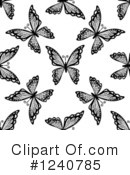 Butterflies Clipart #1240785 by Vector Tradition SM