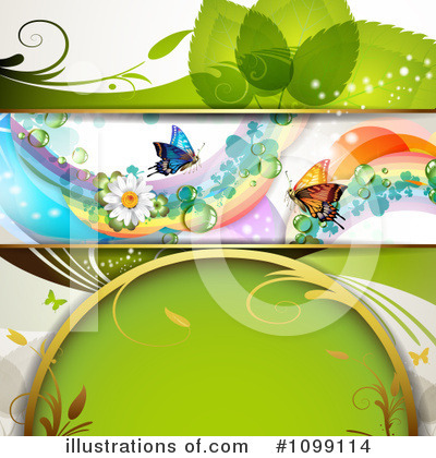 Royalty-Free (RF) Butterfly Background Clipart Illustration by merlinul - Stock Sample #1099114