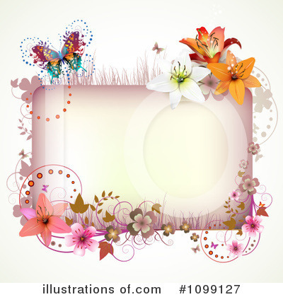 Royalty-Free (RF) Butterfly Background Clipart Illustration by merlinul - Stock Sample #1099127