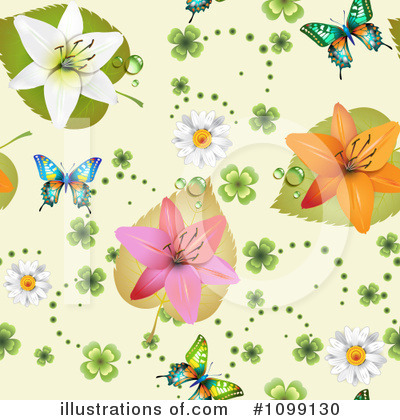 Royalty-Free (RF) Butterfly Background Clipart Illustration by merlinul - Stock Sample #1099130
