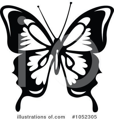 Royalty-Free (RF) Butterfly Clipart Illustration by dero - Stock Sample #1052305