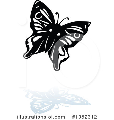Royalty-Free (RF) Butterfly Clipart Illustration by dero - Stock Sample #1052312