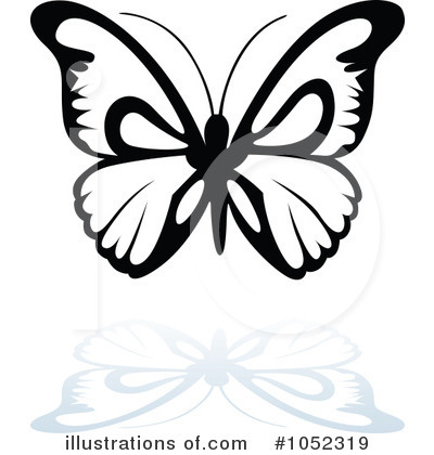 Royalty-Free (RF) Butterfly Clipart Illustration by dero - Stock Sample #1052319