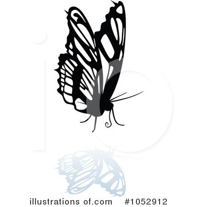 Royalty-Free (RF) Butterfly Clipart Illustration by dero - Stock Sample #1052912