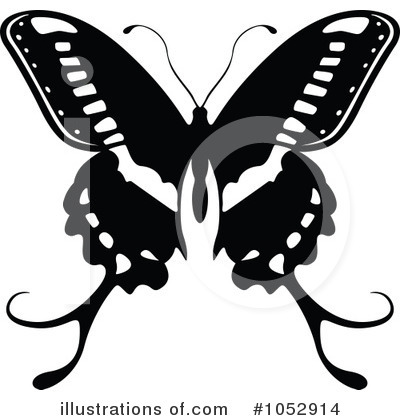 Royalty-Free (RF) Butterfly Clipart Illustration by dero - Stock Sample #1052914