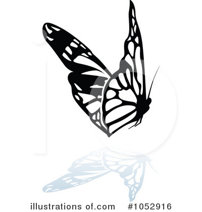 Royalty-Free (RF) Butterfly Clipart Illustration by dero - Stock Sample #1052916