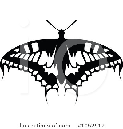 Royalty-Free (RF) Butterfly Clipart Illustration by dero - Stock Sample #1052917