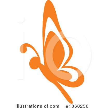 Royalty-Free (RF) Butterfly Clipart Illustration by Vector Tradition SM - Stock Sample #1060256