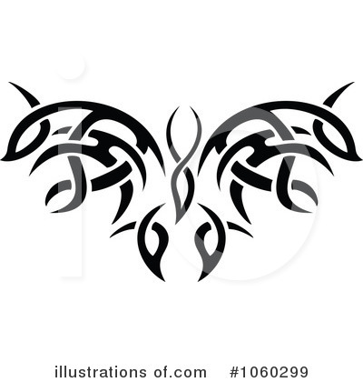 Royalty-Free (RF) Butterfly Clipart Illustration by Vector Tradition SM - Stock Sample #1060299