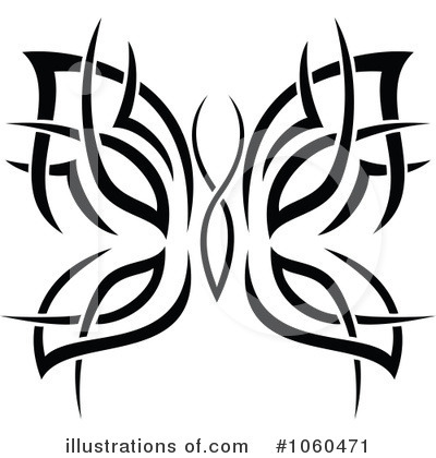 Royalty-Free (RF) Butterfly Clipart Illustration by Vector Tradition SM - Stock Sample #1060471