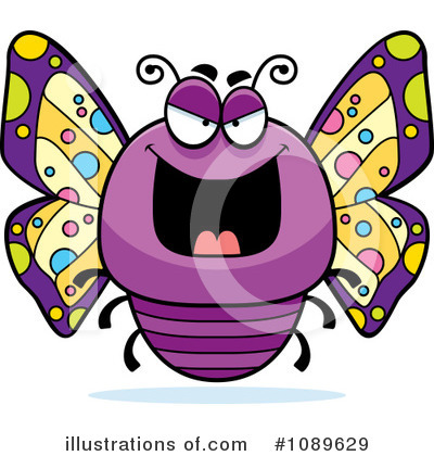 Royalty-Free (RF) Butterfly Clipart Illustration by Cory Thoman - Stock Sample #1089629