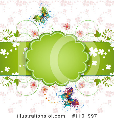 Floral Background Clipart #1101997 by merlinul