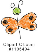 Butterfly Clipart #1106494 by C Charley-Franzwa