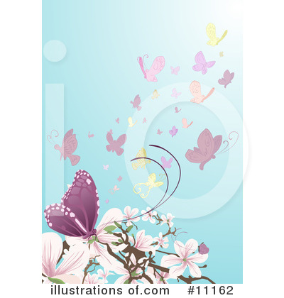 Royalty-Free (RF) Butterfly Clipart Illustration by AtStockIllustration - Stock Sample #11162