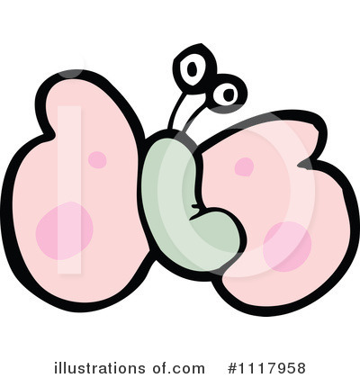 Royalty-Free (RF) Butterfly Clipart Illustration by lineartestpilot - Stock Sample #1117958