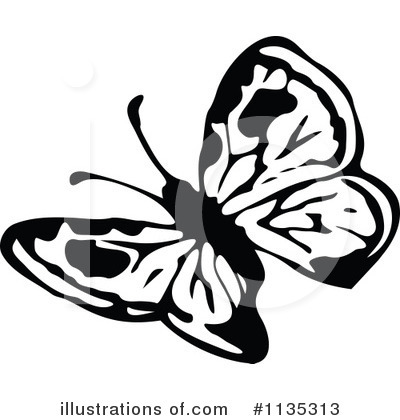 Butterfly Clipart #1135313 by Prawny Vintage