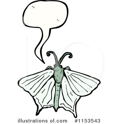 Moth Clipart #1153543 by lineartestpilot