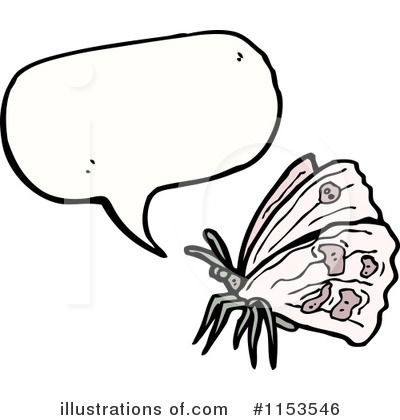 Moth Clipart #1153546 by lineartestpilot