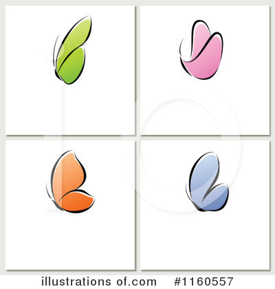 Royalty-Free (RF) Butterfly Clipart Illustration by elena - Stock Sample #1160557