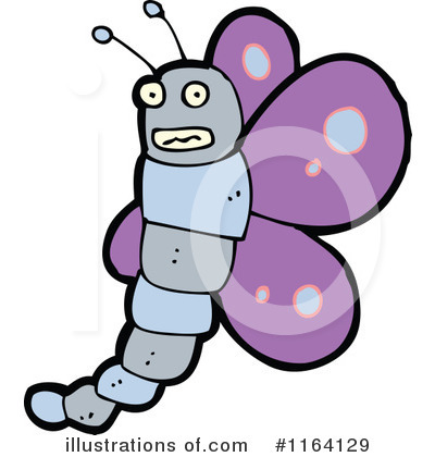 Royalty-Free (RF) Butterfly Clipart Illustration by lineartestpilot - Stock Sample #1164129