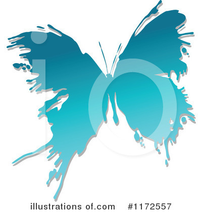 Royalty-Free (RF) Butterfly Clipart Illustration by Vector Tradition SM - Stock Sample #1172557