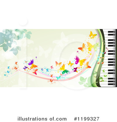 Piano Keyboard Clipart #1199327 by merlinul