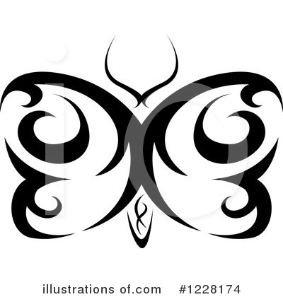 Royalty-Free (RF) Butterfly Clipart Illustration by dero - Stock Sample #1228174