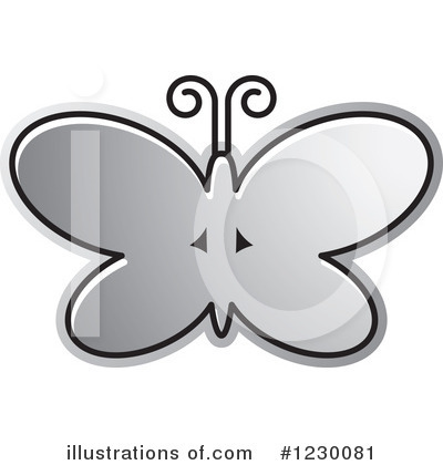 Royalty-Free (RF) Butterfly Clipart Illustration by Lal Perera - Stock Sample #1230081