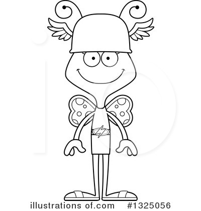 Royalty-Free (RF) Butterfly Clipart Illustration by Cory Thoman - Stock Sample #1325056